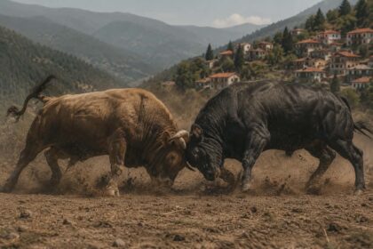 Ταυρομαχία σε βοσκοτόπι στον Τυμφρηστό της Φθιώτιδας με κτηνοτρόφους και δικαστική υπόθεση