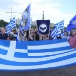 Συγκέντρωση διαμαρτυρίας στη Θεσσαλονίκη κατά του gay pride στο άγαλμα του Μεγάλου Αλεξάνδρου