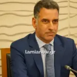 Ο Μάκης Πρέντζας στο Δημοτικό Συμβούλιο Λαμιέων κατά τη συνεδρίαση για την εκλογή προεδρείου