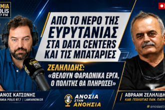 Ο Αβραάμ Ζεληλίδης μιλά σε συνέντευξη για το νερό, τα μεγάλα έργα και τα data centers