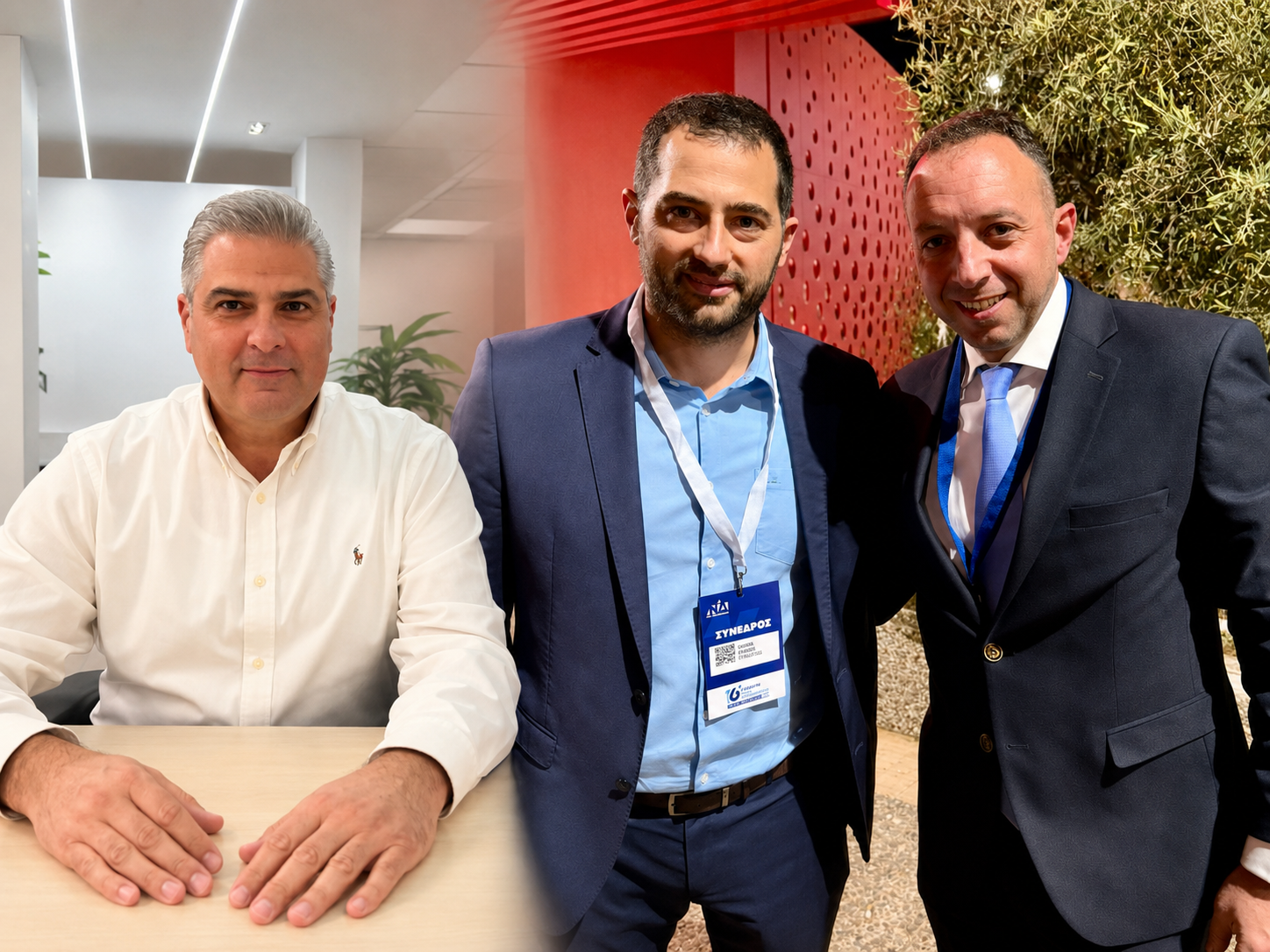 Ο Φάνης Σπανός σε δημόσια εμφάνιση με φόντο το κτίριο της Περιφέρειας Στερεάς Ελλάδας
