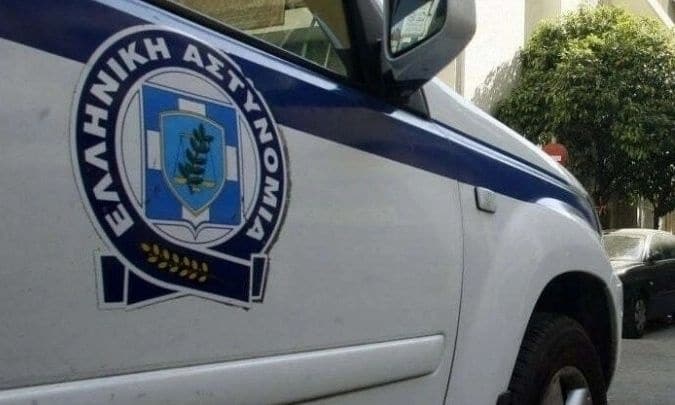 Περιπολικό της αστυνομίας σε περιοχή της Λάρισας