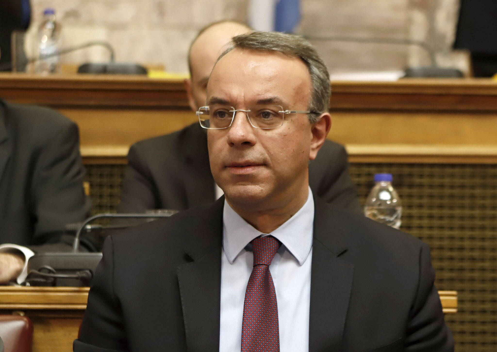 Ο Χρήστος Σταϊκούρας σε επίσκεψη για τις ζημιές από την κακοκαιρία στη Φθιώτιδα