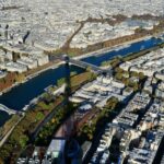 Άποψη του Παρισιού με κατοικίες στο κέντρο της πόλης