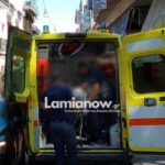Πεζόδρομος στο κέντρο της Λαμίας όπου κατέρρευσε ηλικιωμένη γυναίκα