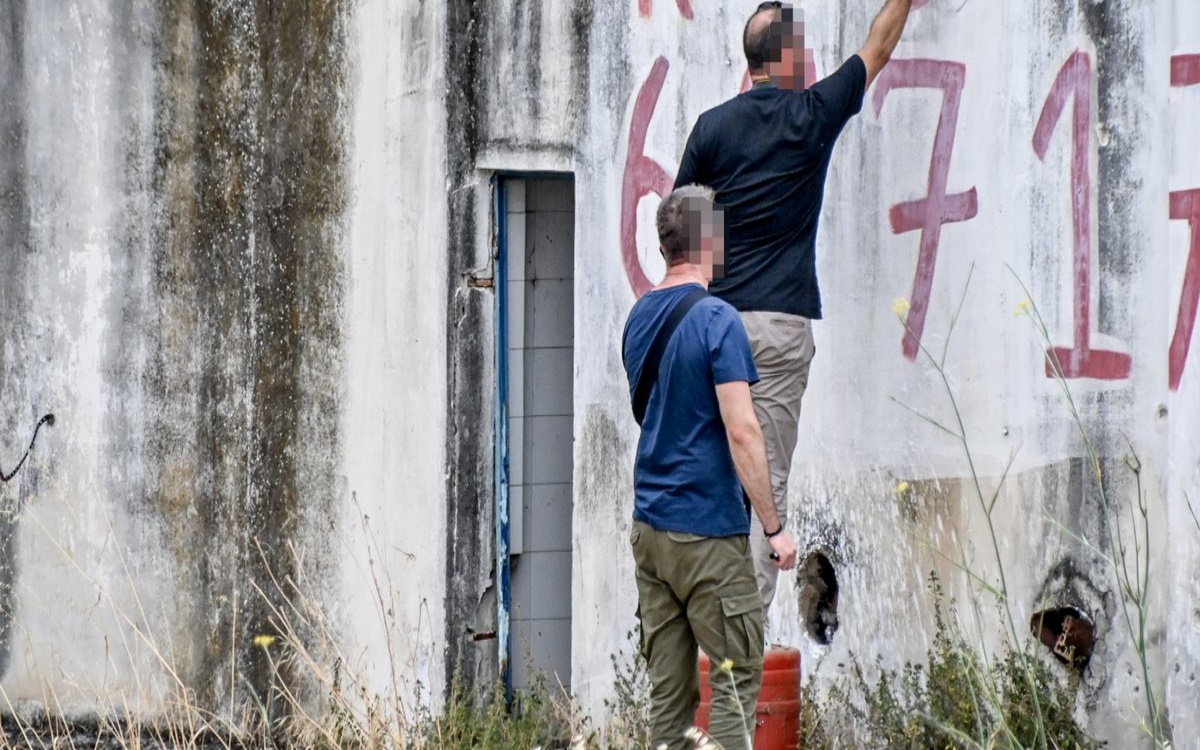 Αστυνομικό όχημα και χώρος καταδίωξης στο Άργος