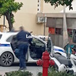 Αστυνομικό όχημα στο κέντρο της Λαμίας