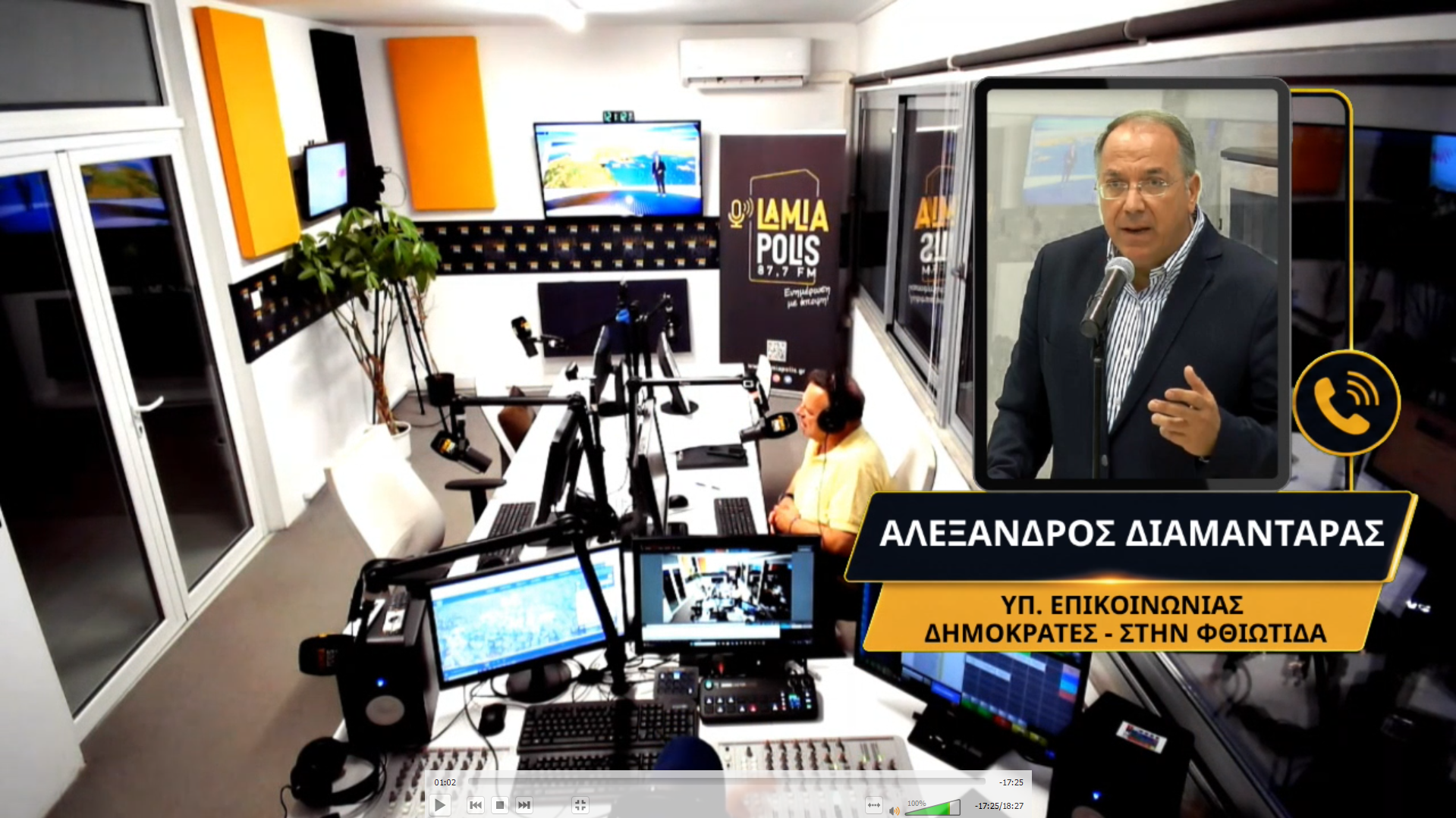 Ο Αλέξανδρος Διαμαντάρας μιλά στον LAMIA POLIS 87.7 για πολιτικές εξελίξεις και το ΕΣΥ