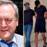 Περιπολικά και αστυνομικοί στο σημείο της υπόθεσης του Σταύρου Γεωργίου στην Αθήνα