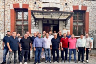 Ο Γεώργιος Βήχος στο Δημοτικό Συμβούλιο του Δήμου Στυλίδας μετά την εκλογή του ως νέος πρόεδρος