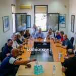 Σύσκεψη στο κοινοτικό κατάστημα Λιανοκλαδίου για τις ζημιές στις καλλιέργειες μετά τη χαλαζόπτωση