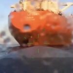 Ουκρανικό θαλάσσιο drone στη Μαύρη Θάλασσα κατά τη διάρκεια επιχείρησης