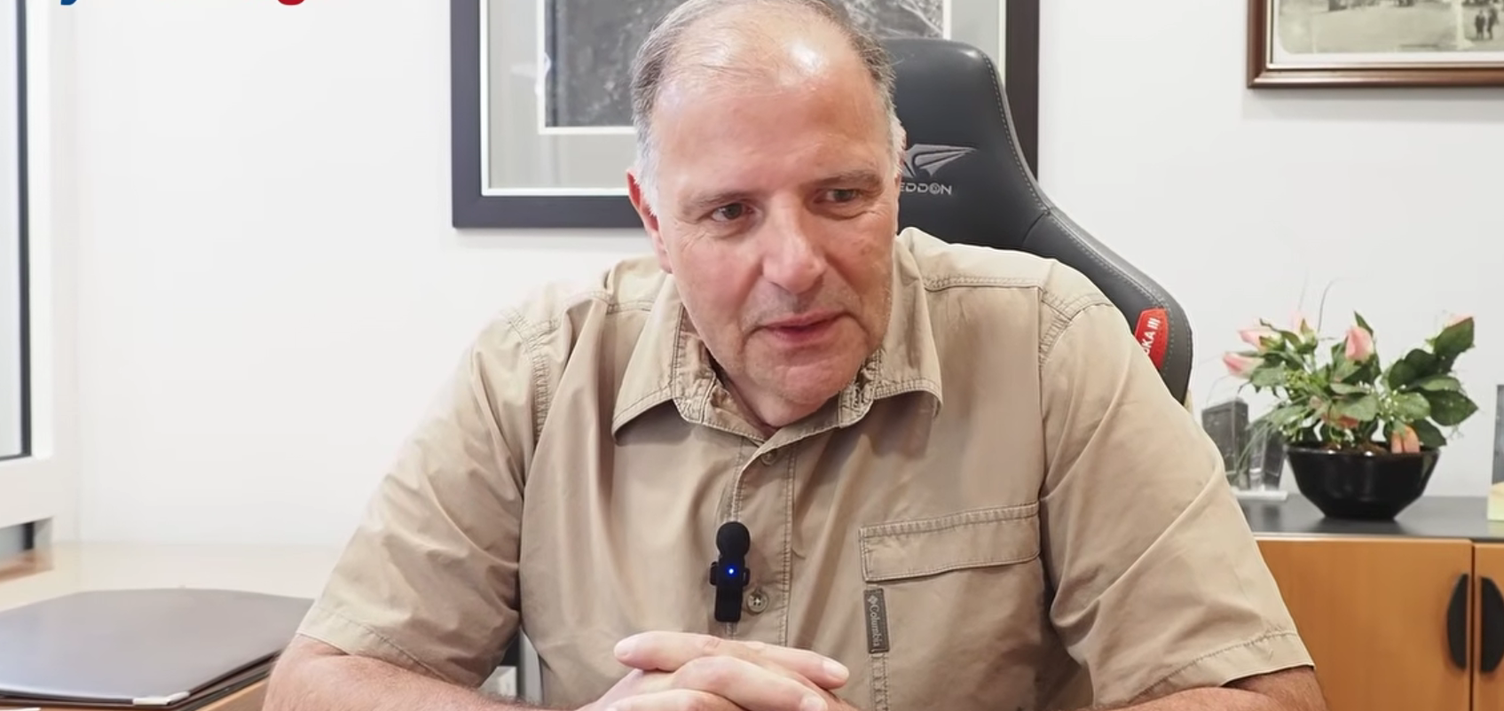 Ο Παύλος Παπαϊωάννου μιλά σε συνέντευξη ως νέος πρόεδρος του Εμπορικού Συλλόγου Καρπενησίου