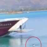Το φέρι μποτ στην Ελαφόνησο με ανοιχτό καταπέλτη στο περιστατικό που περιγράφεται στο άρθρο