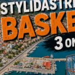 Αφίσα του 4ου Stylida Street Basket 3on3 για τις 7-9 Αυγούστου 2026 στη Στυλίδα