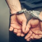 Αστυνομικό όχημα σε περιοχή του Ωρωπού κατά τη σύλληψη 64χρονου Αυστριακού